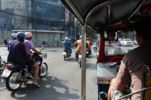 On the way to Democracy Monument