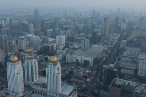 Bangkok before sunset Baiyoke Sky Tower