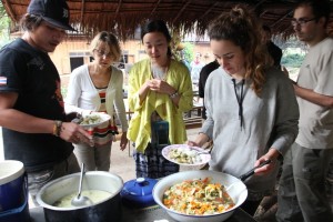 Dinner: Green curry