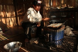 Breakfast being prepared